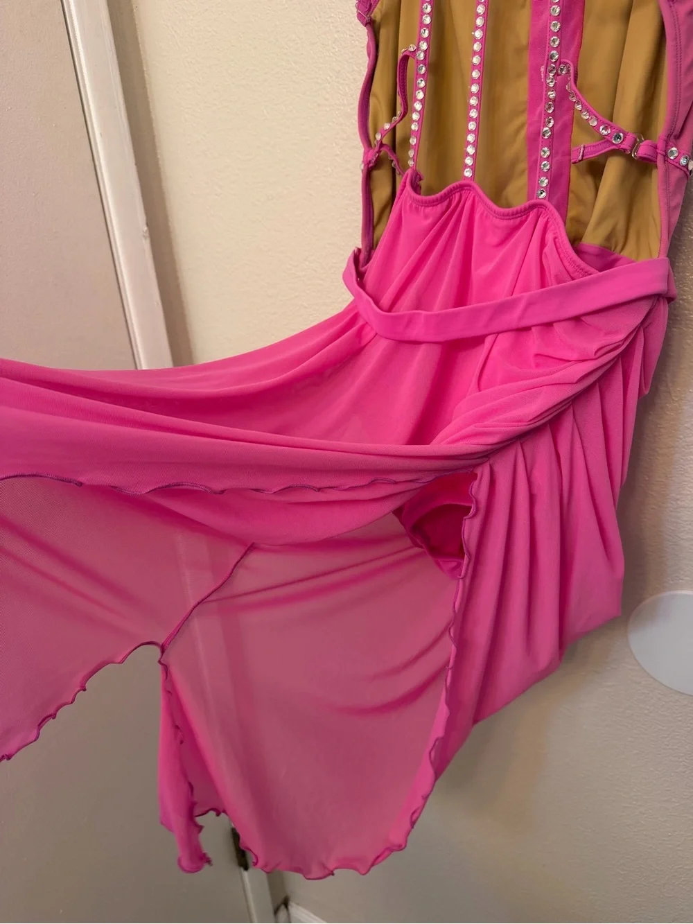 Tenth House solo 2 Die 4 Dance costume pink contemporary EXPOSURE TD24441 XXLA